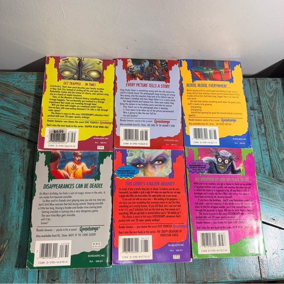 90s Vintage Lot of 15 Goosebumps Books RL Stine - Picture 8 of 13
